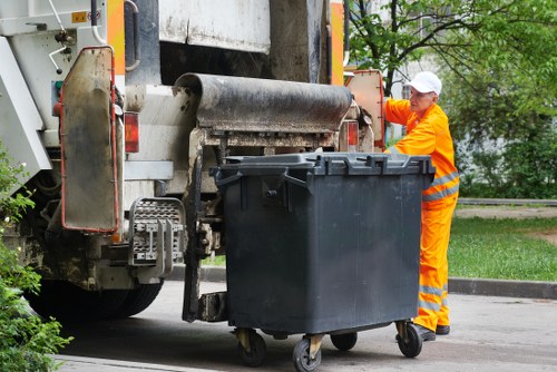 Professional builders waste clearance service team